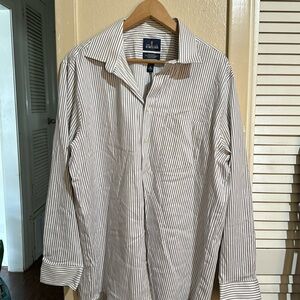 Stafford Coolmax Mens  Stretch Fabric Wrinkle Free Long Sleeve Dress Shirt